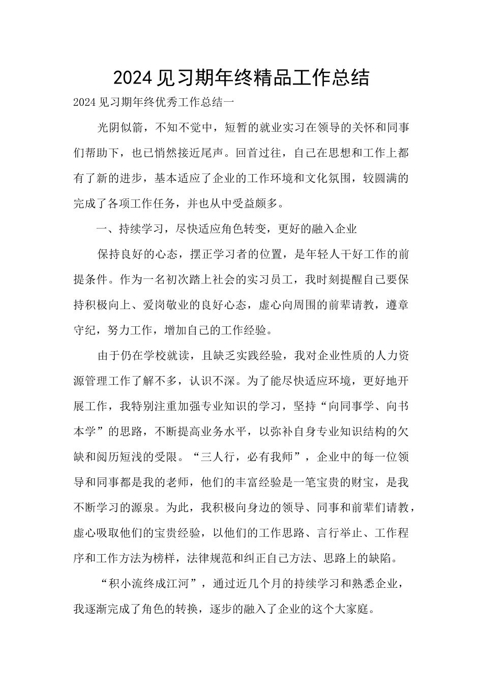 2024见习期年终精品工作总结_第1页