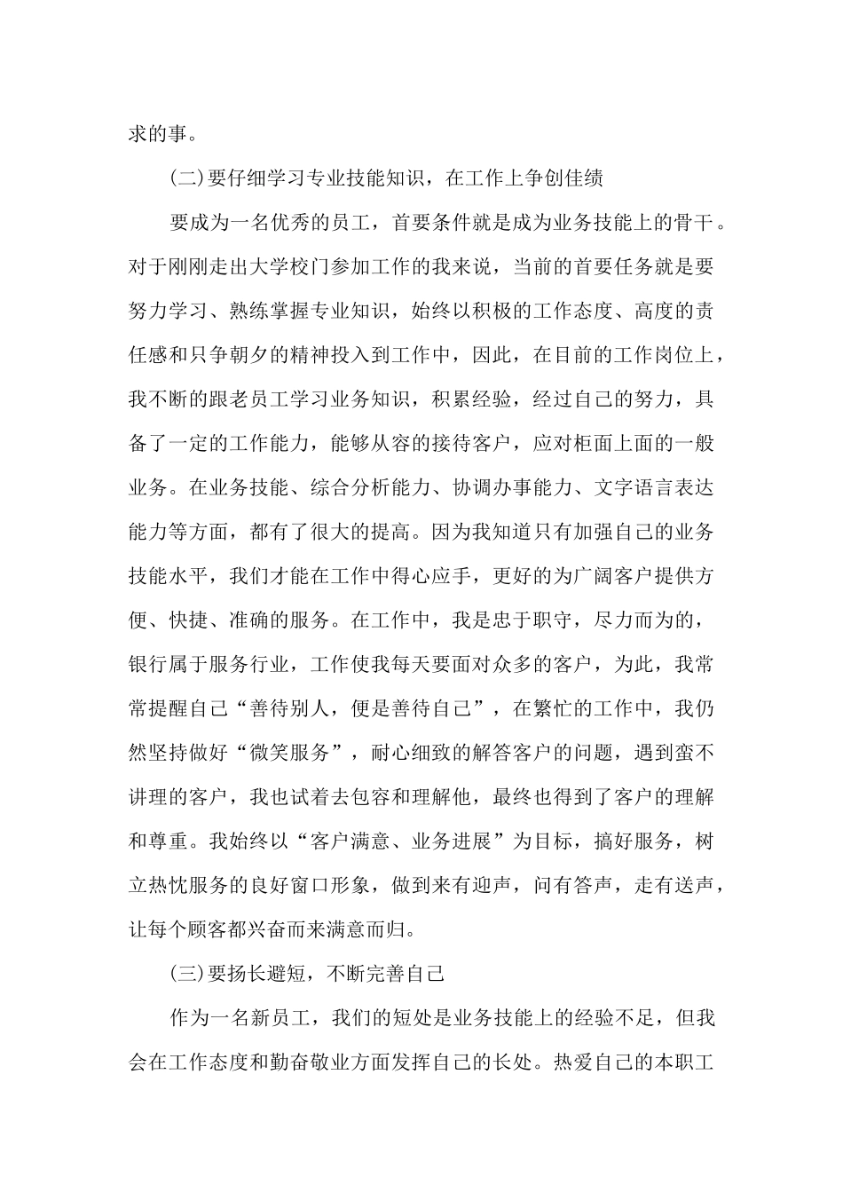 2024试用期转正个人工作总结多篇_第2页