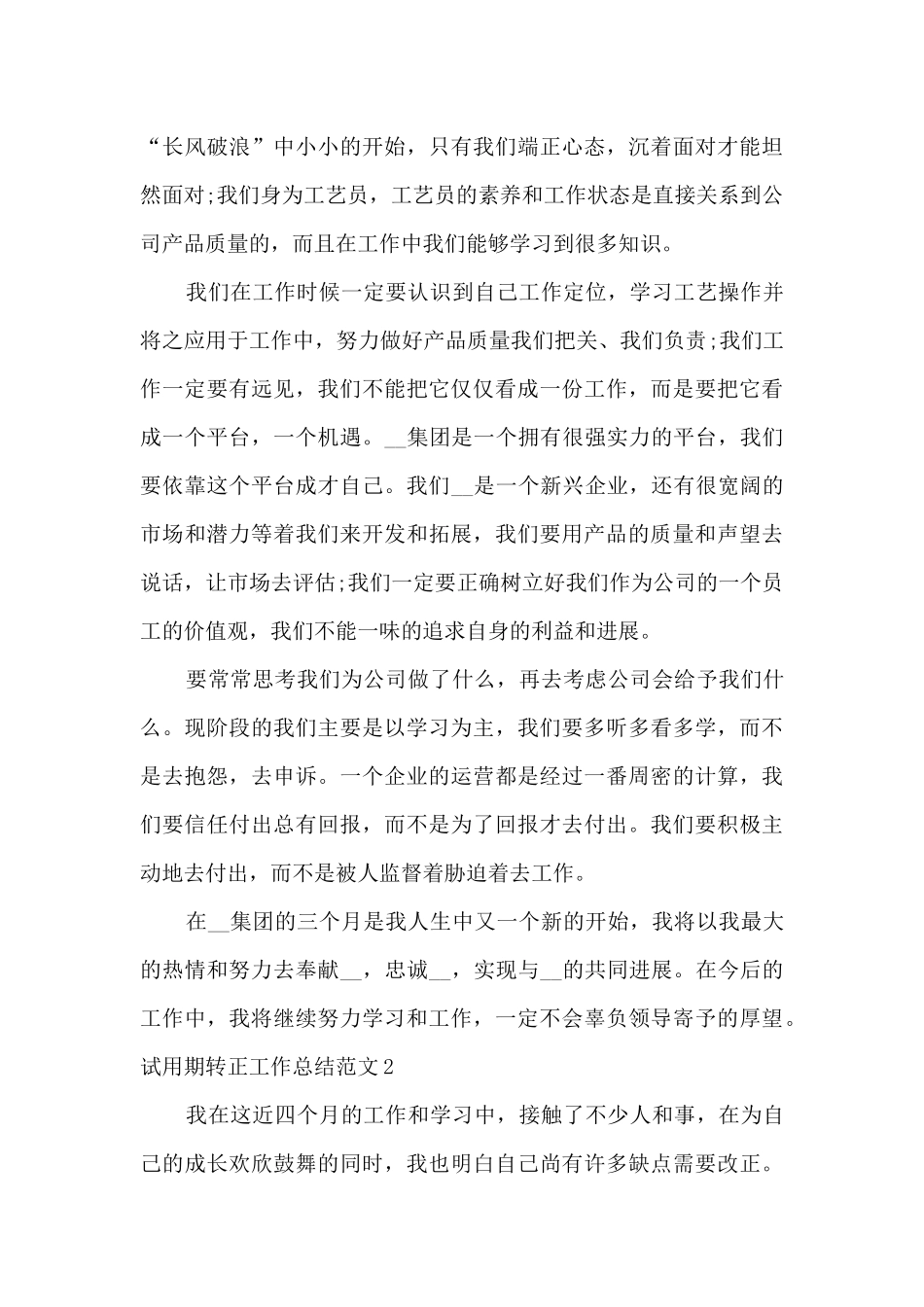 2024试用期转正工作总结_第3页
