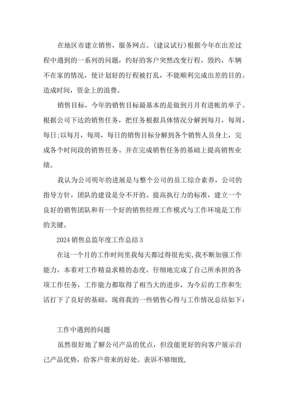 2024销售总监年度工作总结5篇_第3页