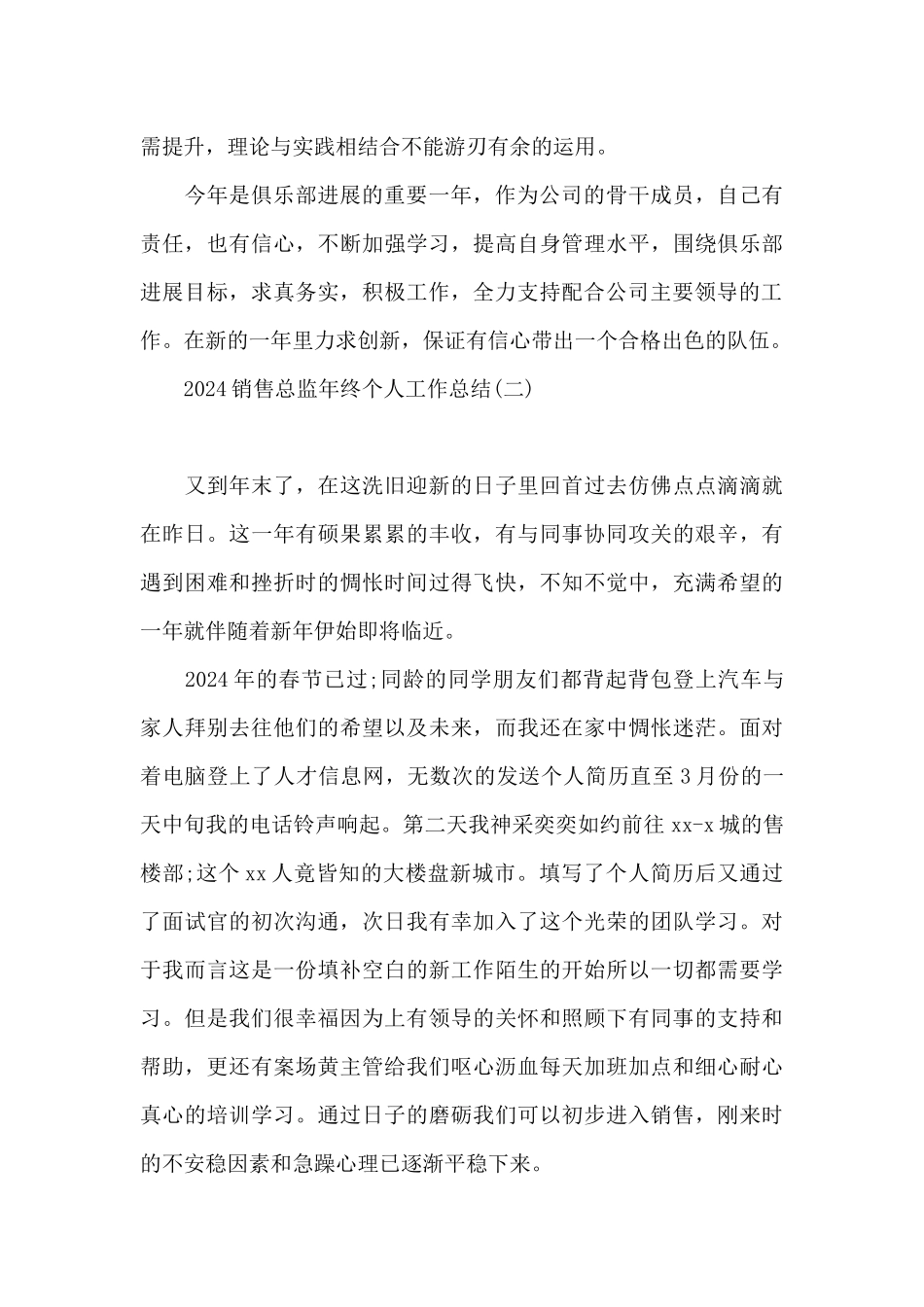 2024销售总监年终个人工作总结_第3页