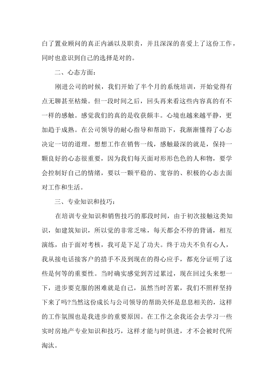 2024销售房产的总结五篇_第2页