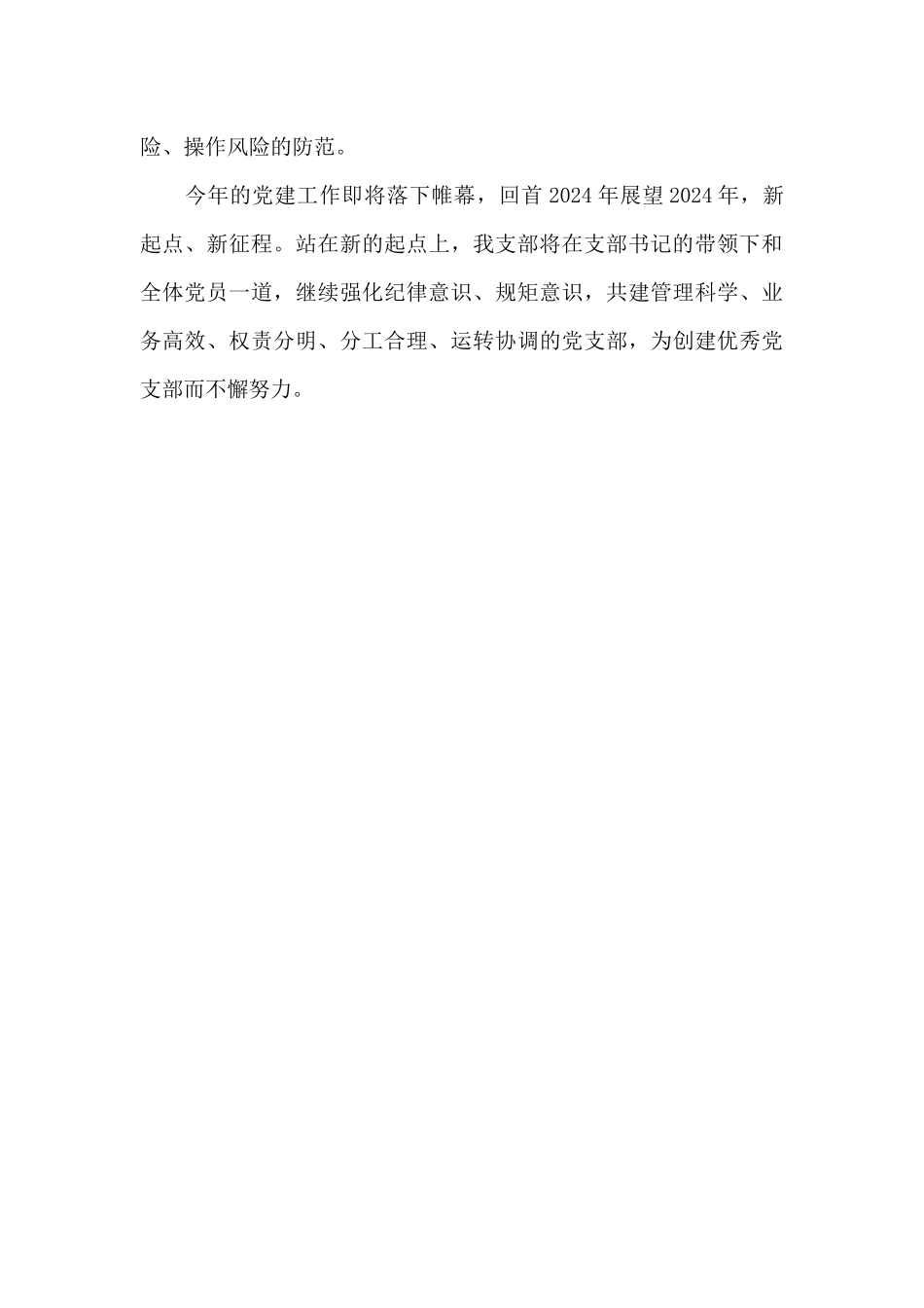 20XX年度支行党支部党建工作总结_第3页