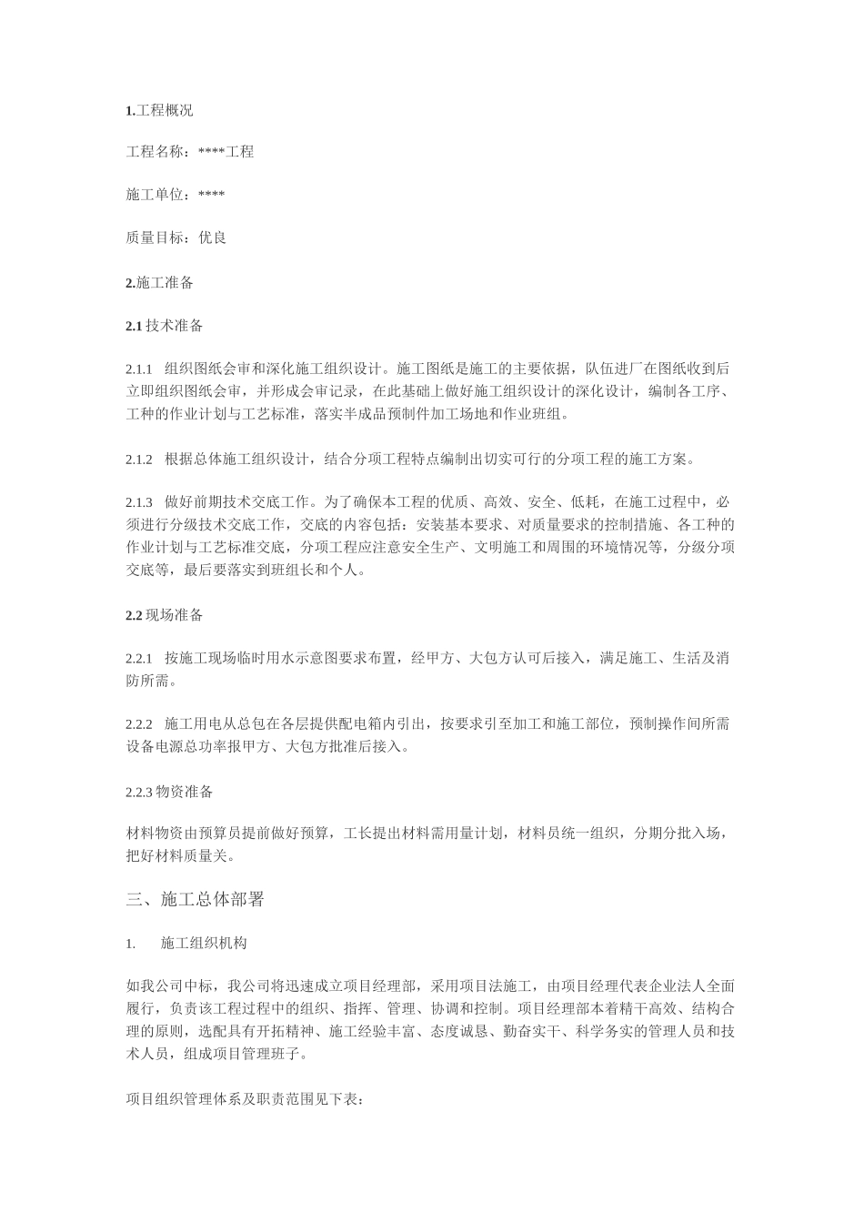 施工组织设计通风系统施工组织方案_第2页