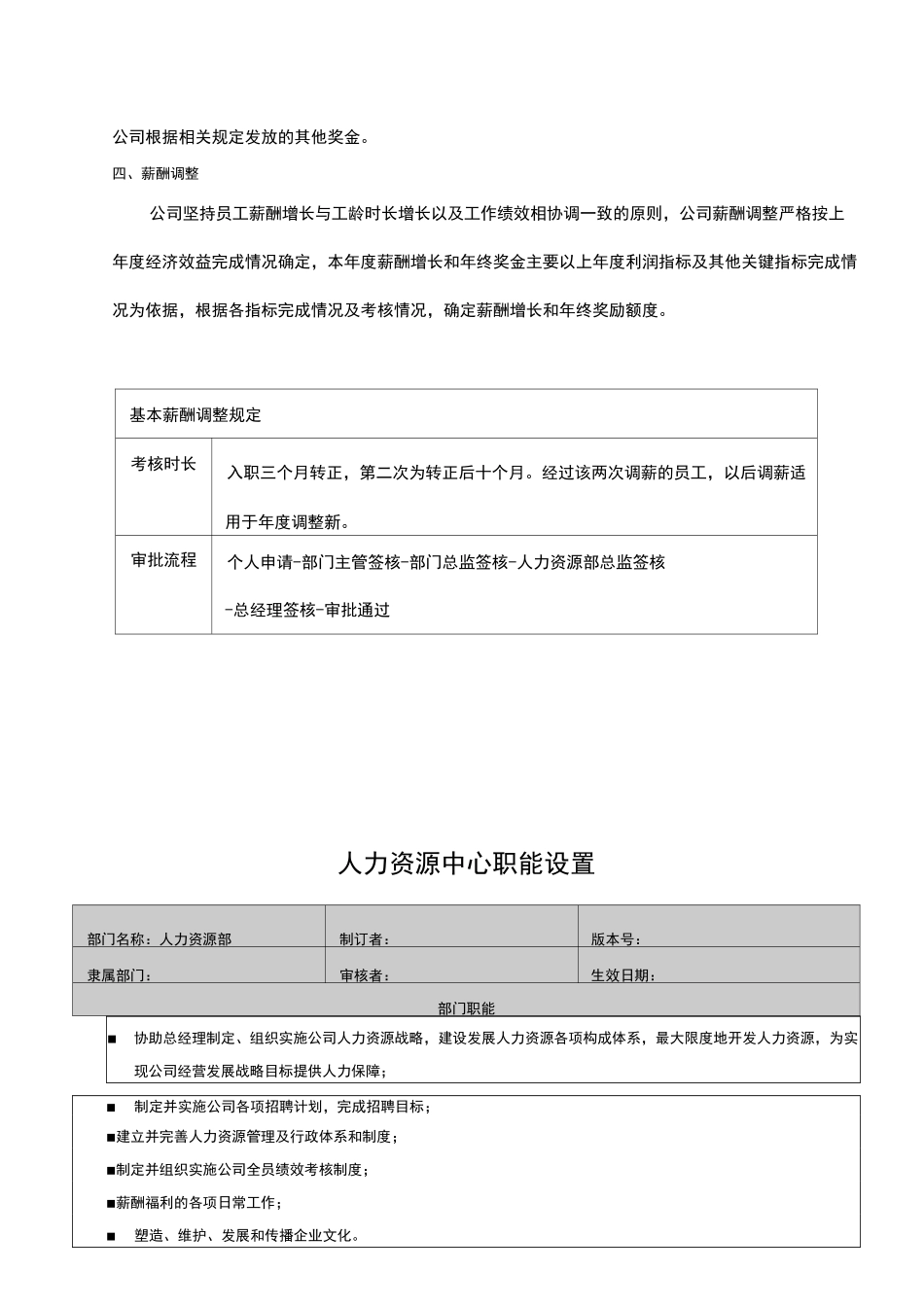 人力资源部薪酬方案_第2页