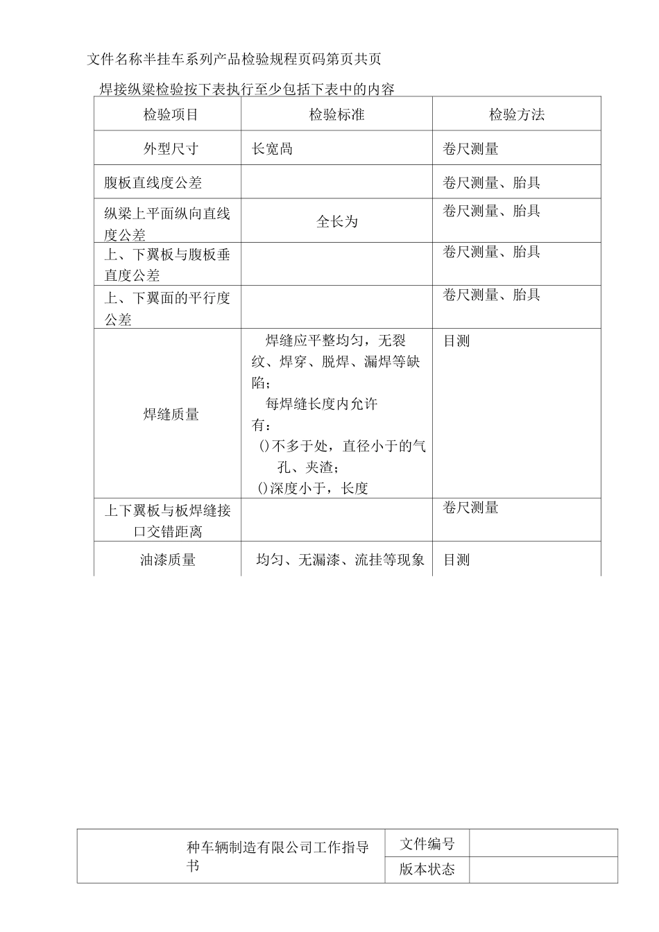半挂车系列产品检验规程_第3页