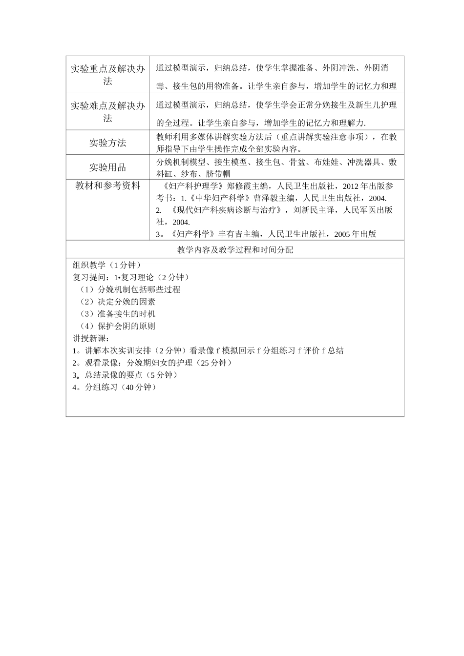 妇产科护理实训指导_第3页