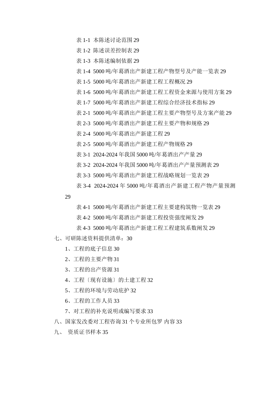 5000吨年葛酒生产项目可行性研究报告_第2页