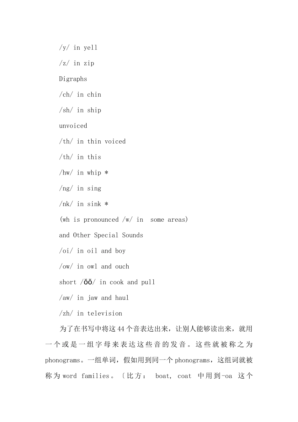 High5和你聊“自然拼读”：美音的最基本的44语音和Phonograms_第3页