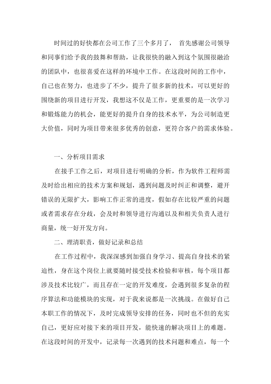 java试用期工作总结_第3页