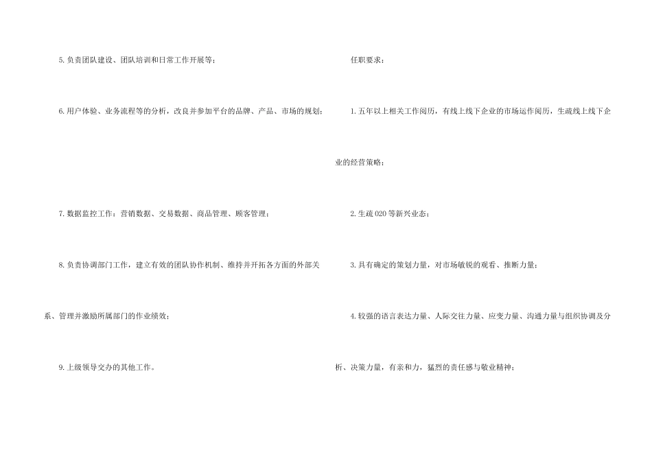 O2O运营岗位职责_第2页