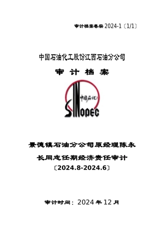 XXXX年审计档案封面