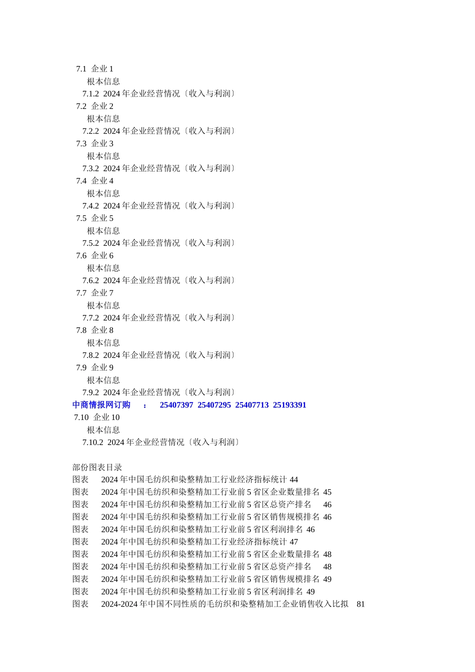 XXXX年版中国毛纺织和染整精加工行业调研及领先企业咨..._第3页