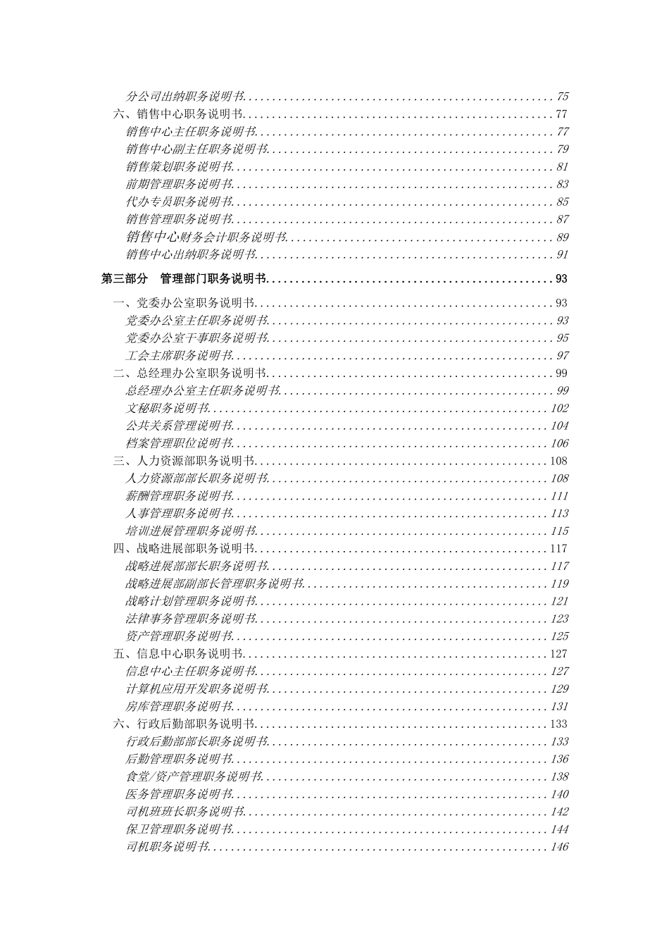 XX公司职务说明书_第3页