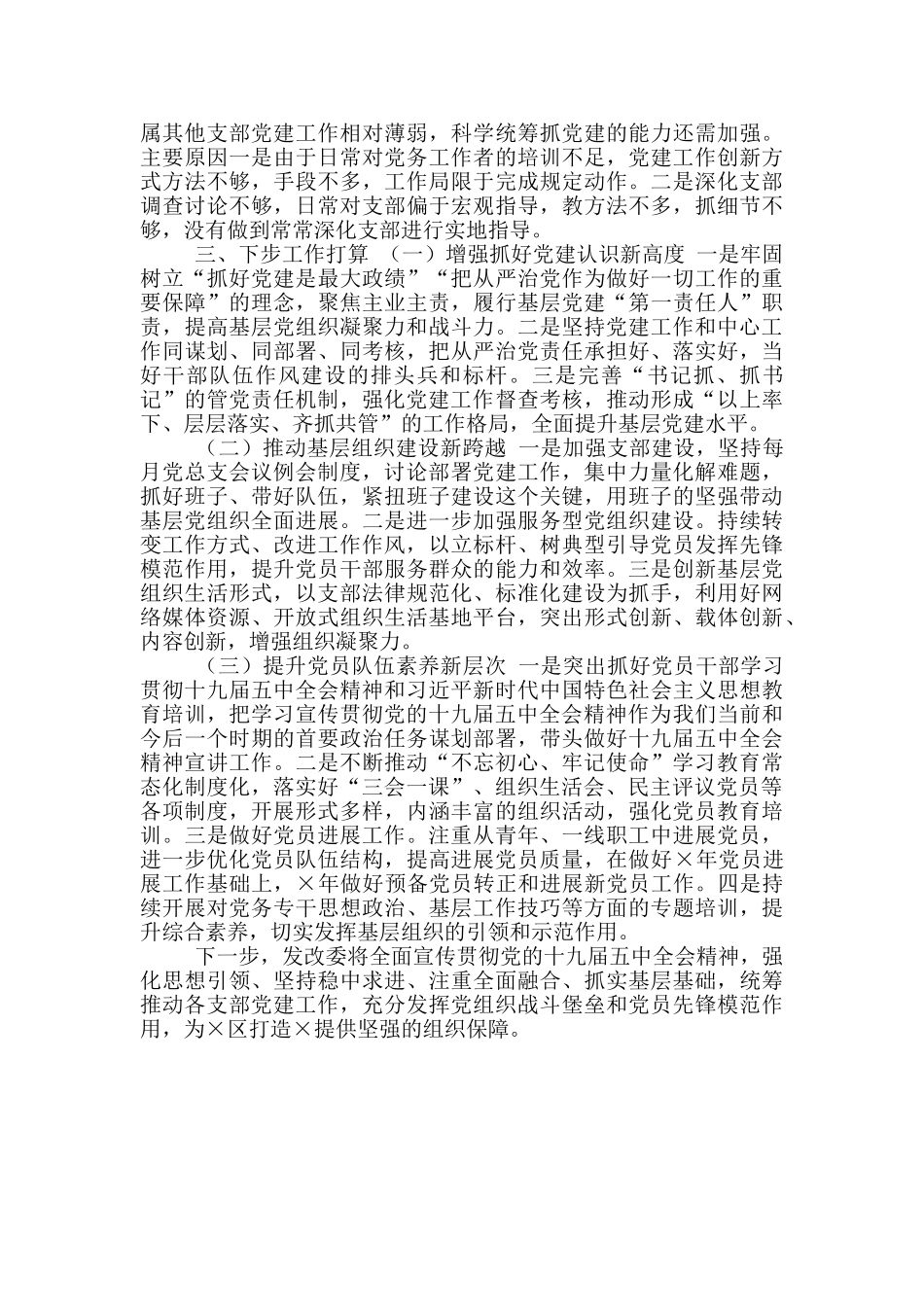 X发改委党建汇报材料_第3页