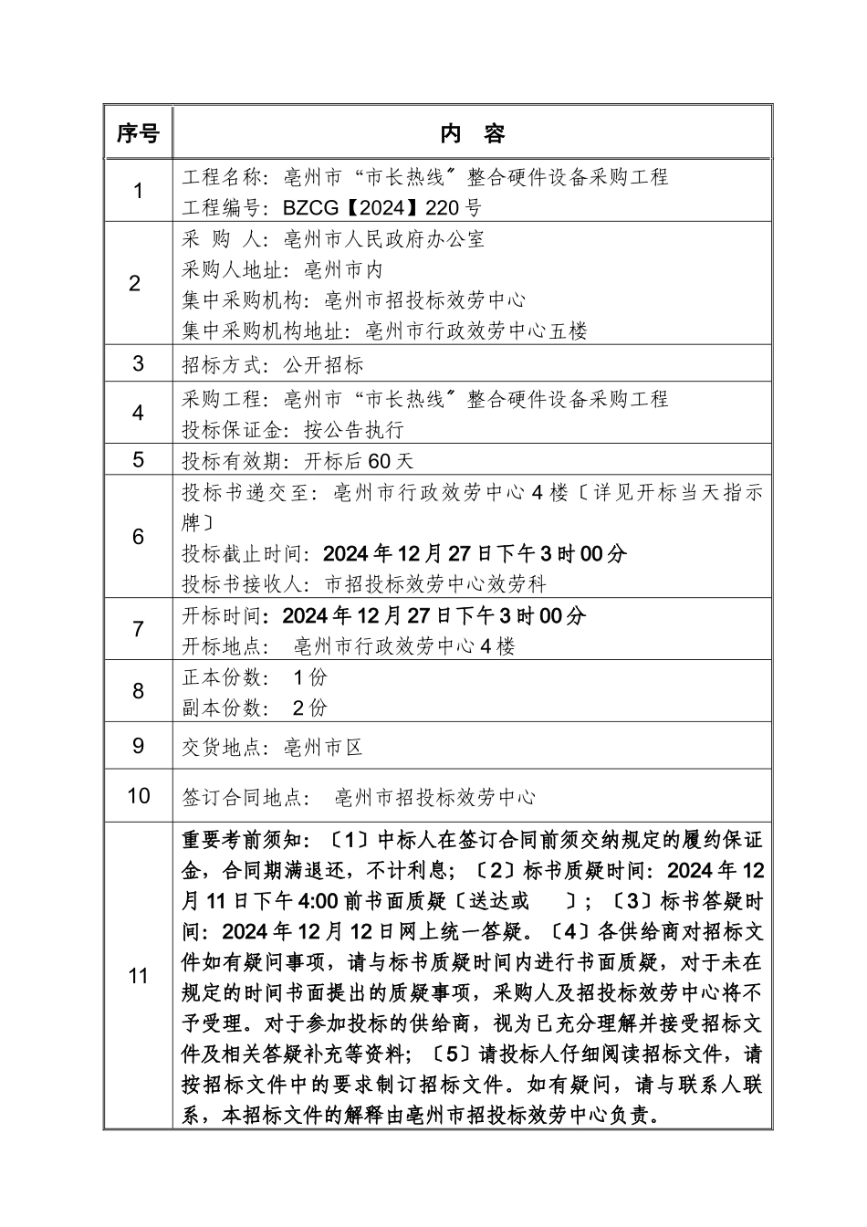 “市政热线”整合硬件采购招标文件220号_第3页