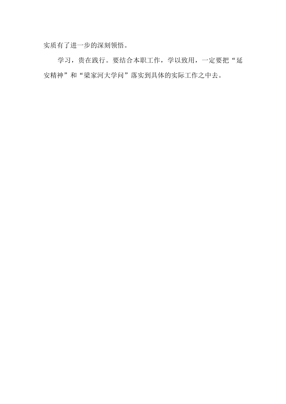 “延安精神”和“梁家河大学问”学习心得_第2页