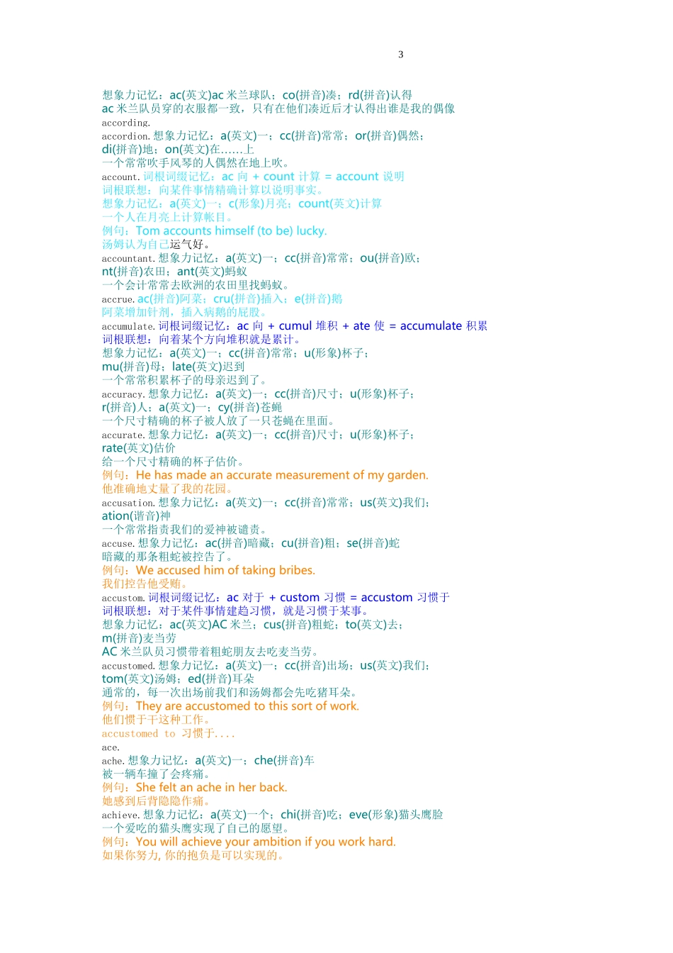 万词右脑光速图形图像记单词-最符合中国人习惯之方法a_第3页