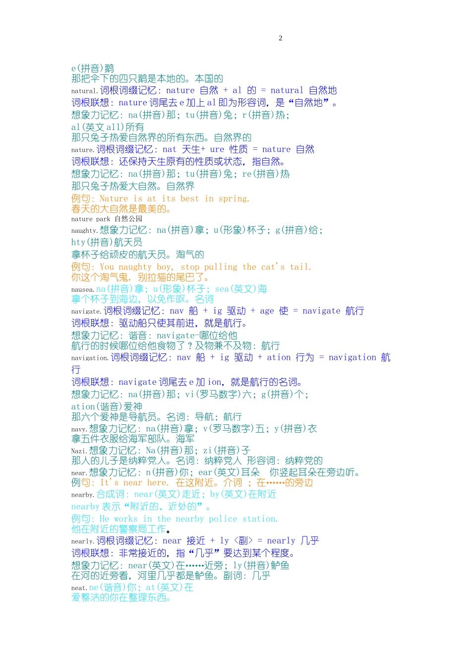万词右脑光速图形图像记单词-最符合中国人习惯之方法n_第2页