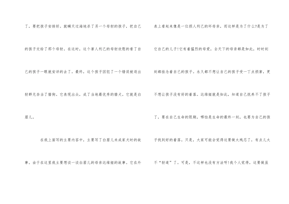 《双面猎犬》读后感500字_第2页