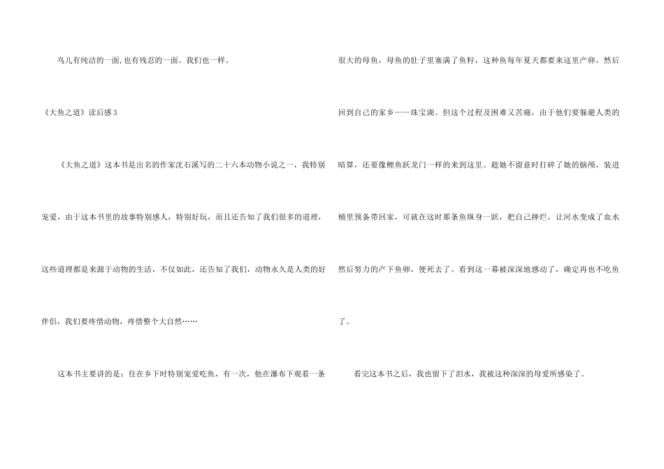 《大鱼之道》读后感_第3页
