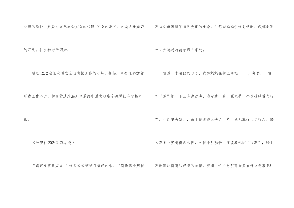 《平安行2024》观后感800字_第3页