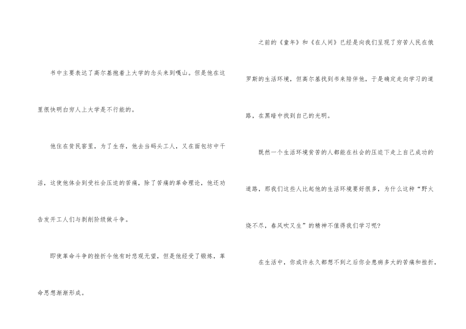《我的大学》读后感_第3页