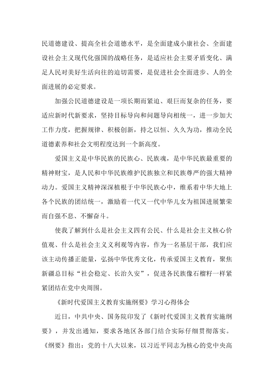 《新时代爱国主义教育实施纲要》学习心得体会2024三篇_第3页