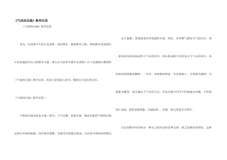 《气体的压强》教学反思