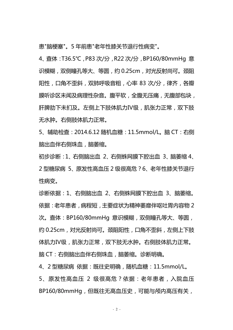 脑出血疑难病例讨论_第2页