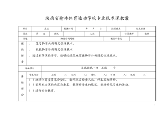 脚背外侧踢球