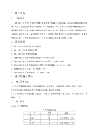 脱硝施工方案