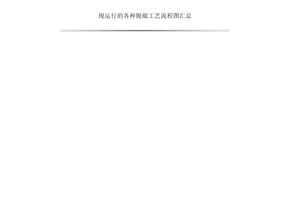 脱硫工艺流程_第1页