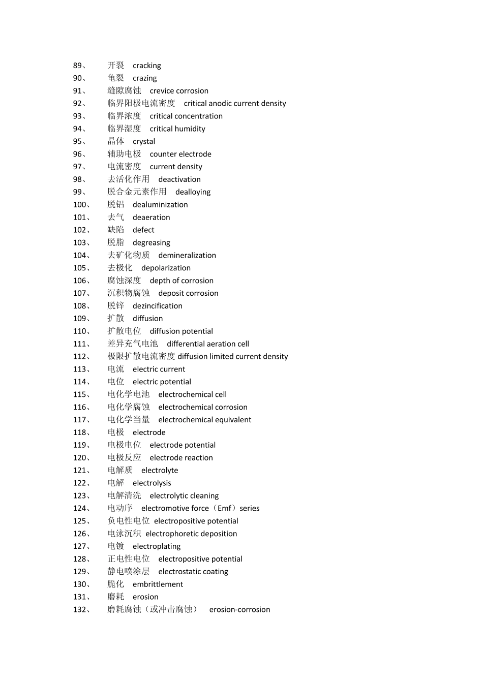 腐蚀与防护术语中、英文名词对照_第3页