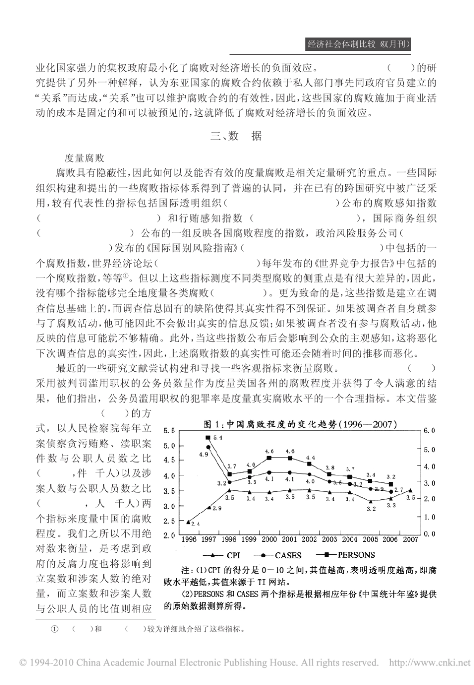 腐败与中国经济增长_实证主义的视角_第3页