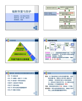 腔室理论和剂量测量的电离法