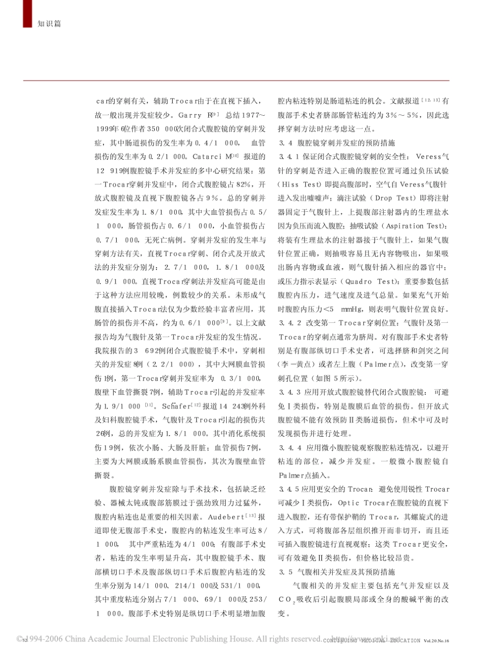 腹腔镜手术的并发症以及预防措施_第3页