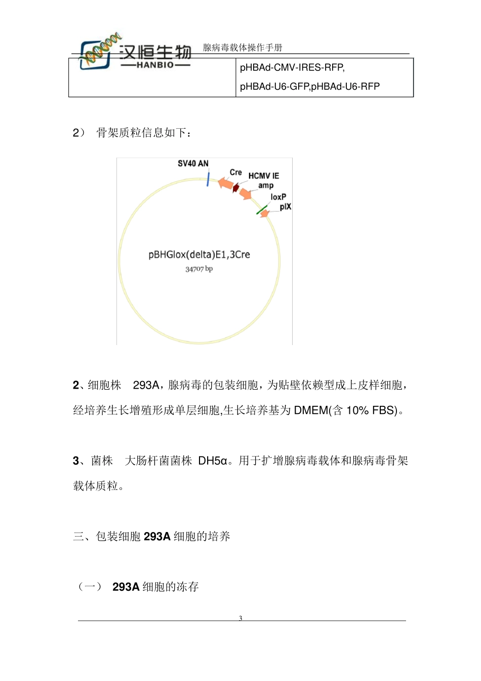 腺病毒载体操作手册1407R2_第3页