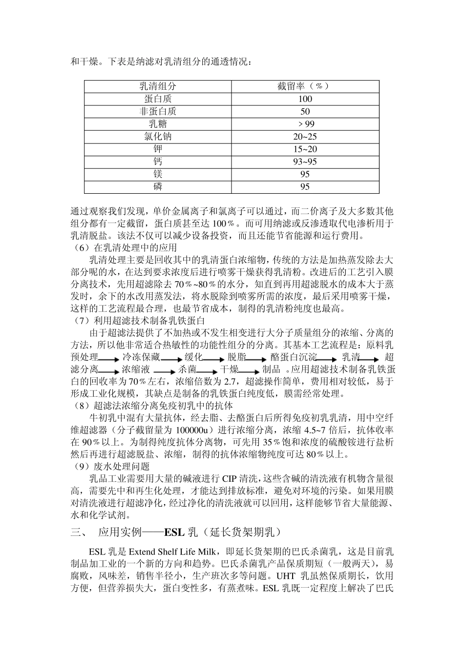 膜分离技术在乳品中的应用_第3页