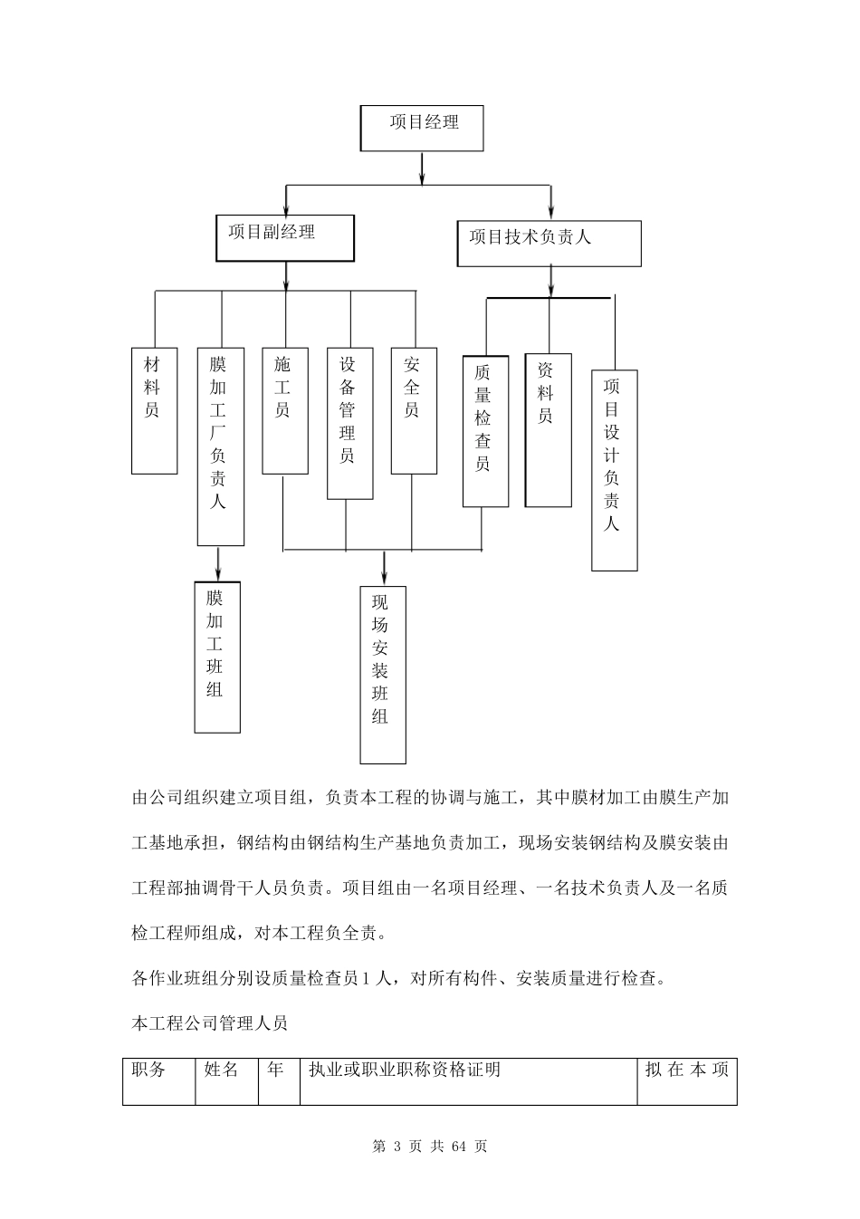 膜结构施工方案两篇_第3页