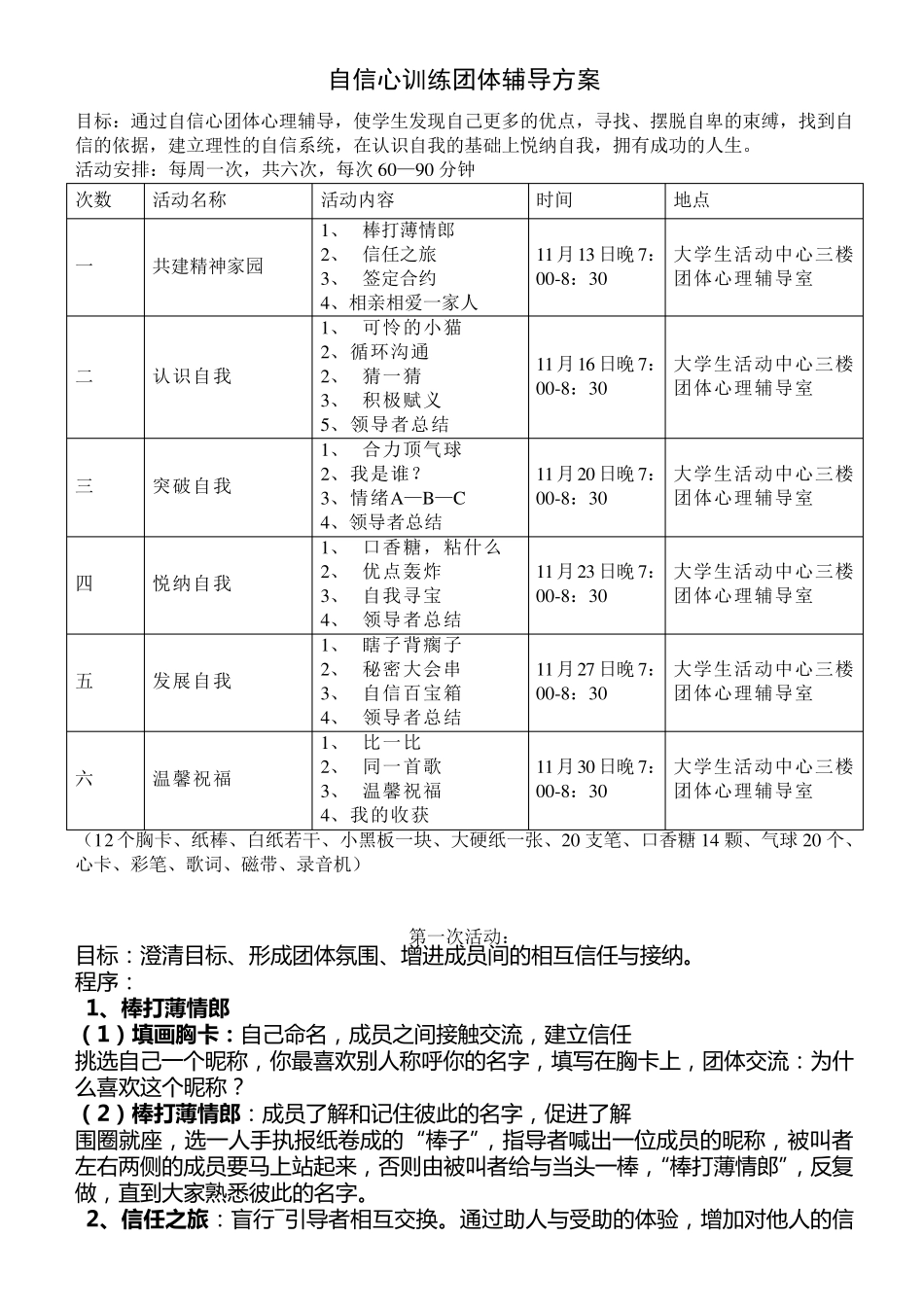 自信心训练团体辅导方案_第1页