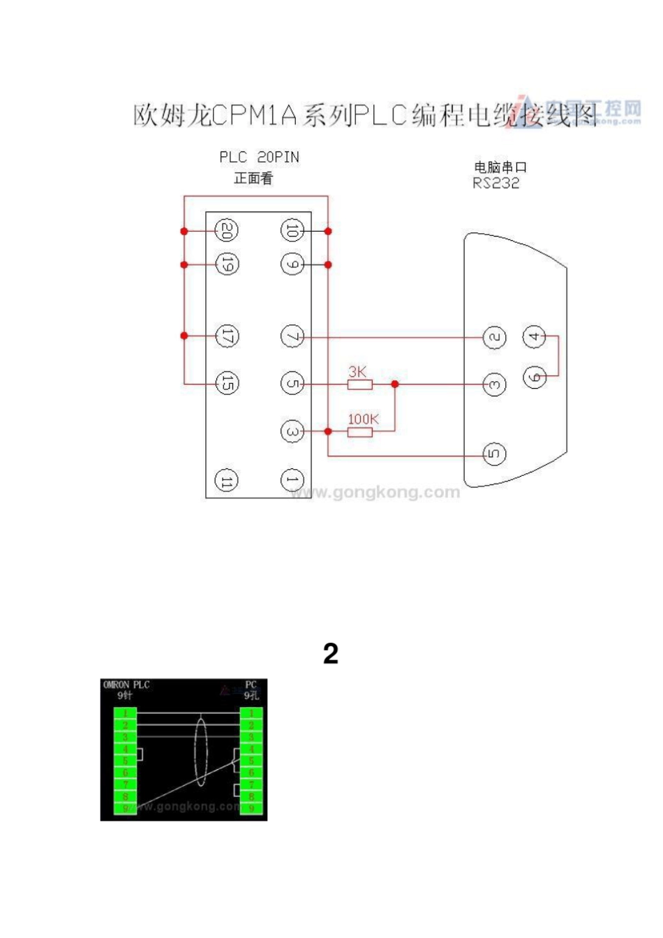 自制各种PLC编程电缆_第3页