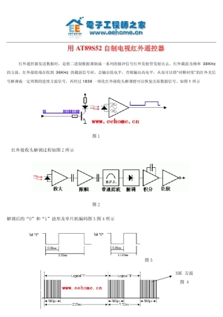 自制电视红外遥控器
