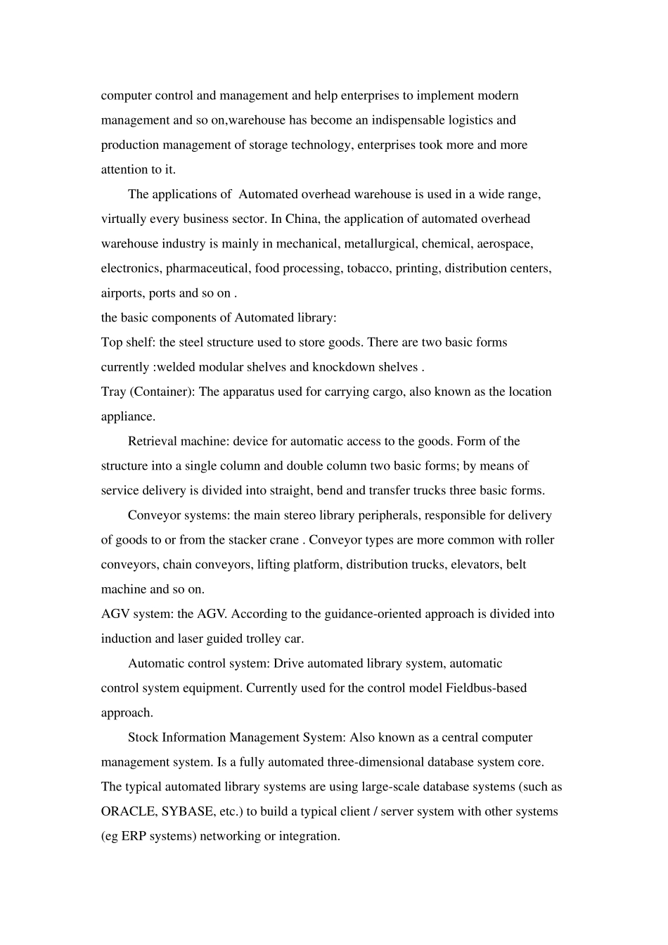 自动化立体仓库应用(英文加翻译)_第2页