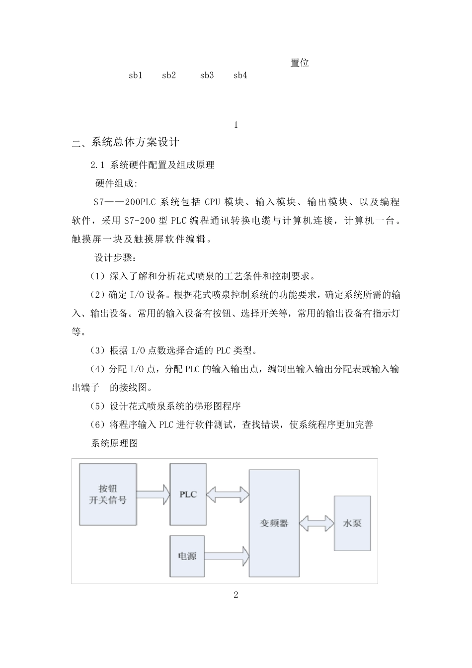 自动喷泉PLC控制_第3页