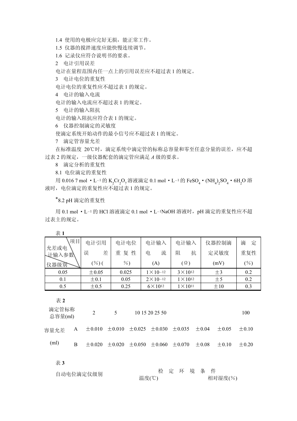 自动电位滴定仪检定规程_第3页