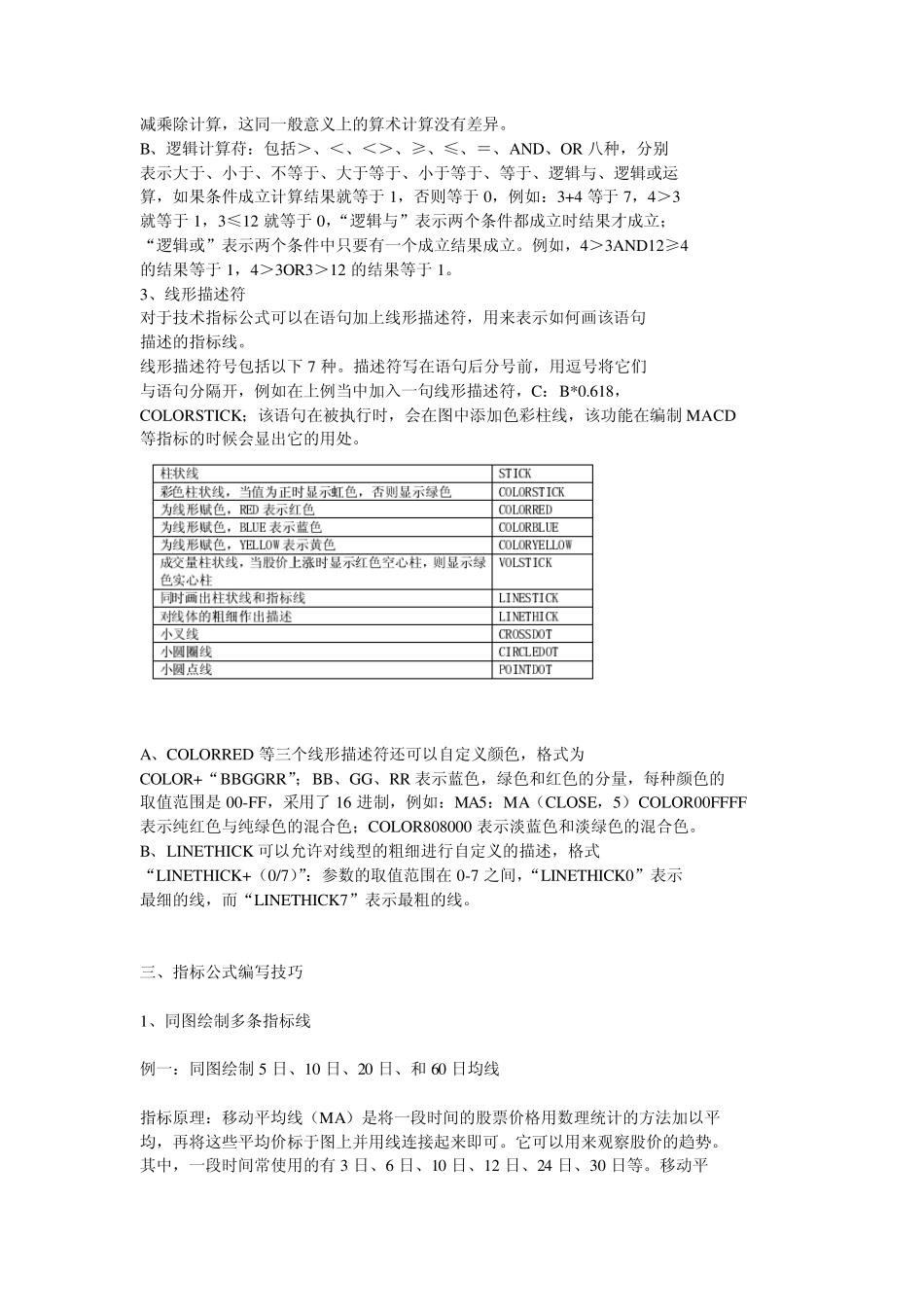 自定义指标公式编写教程_第3页