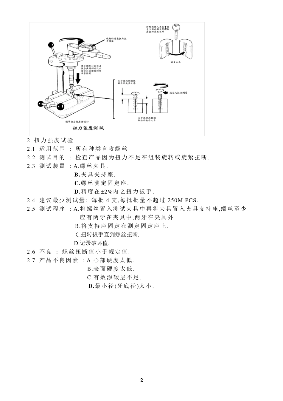 自攻螺丝氢脆测试标准_第2页