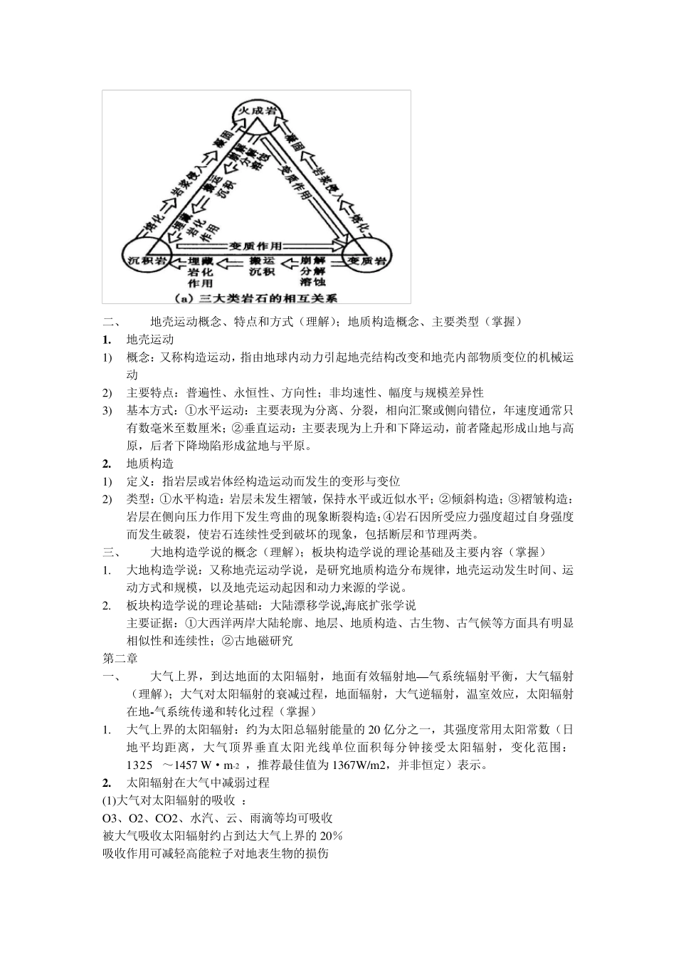 自然地理学期末复习资料_第2页