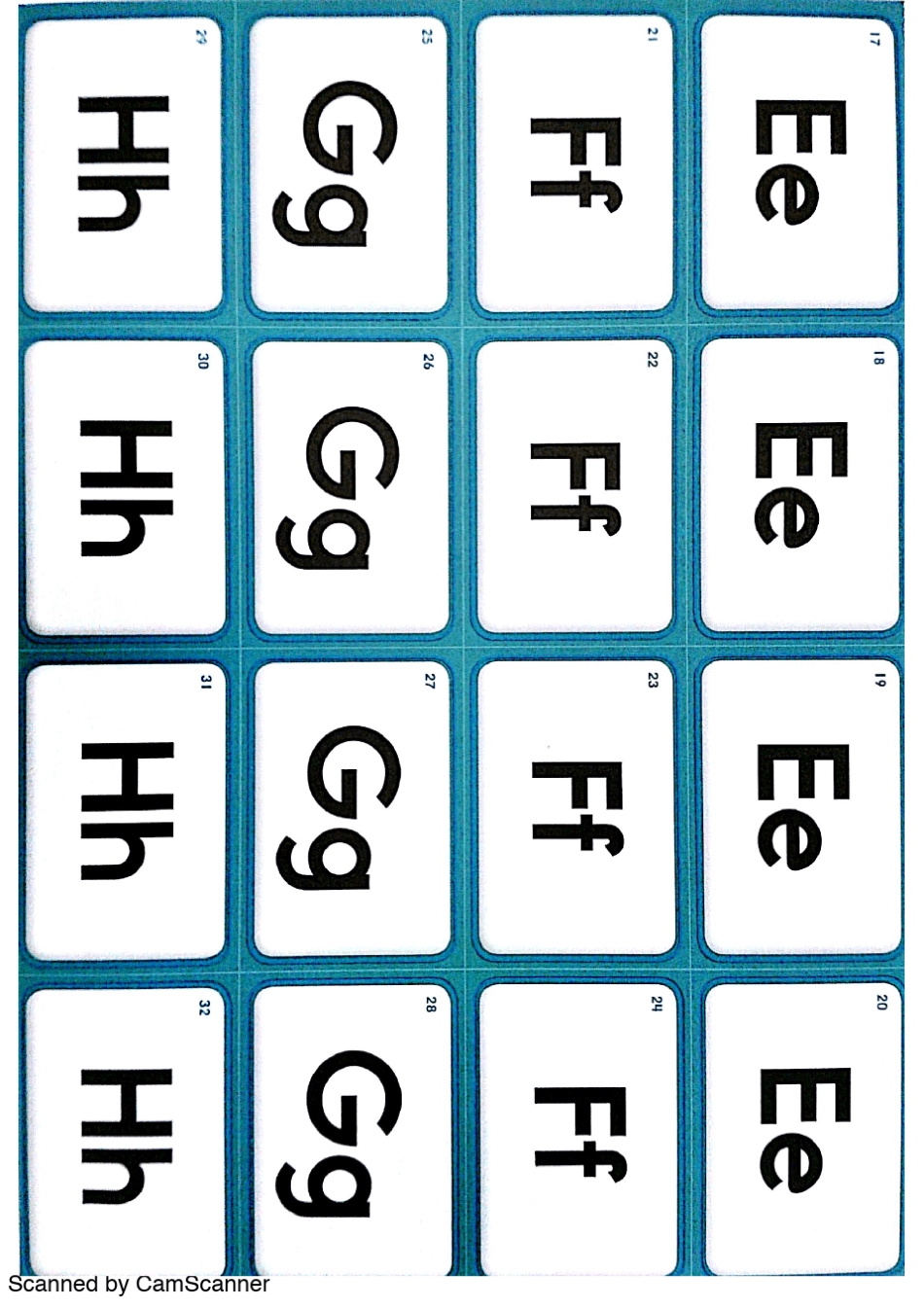 自然拼读字母单词闪卡_第3页